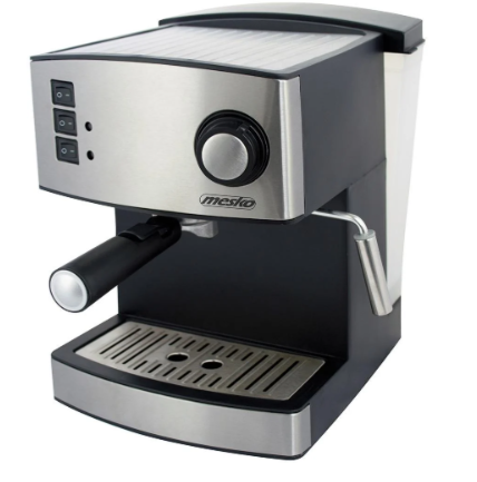 Кофеварка компрессионная Mesko нержавеющая сталь 15 Бар 1,6 л 850 Вт (4403) Кофеварка компрессионная Mesko нержавеющая сталь 15 Бар 1,6 л 850 Вт (4403)