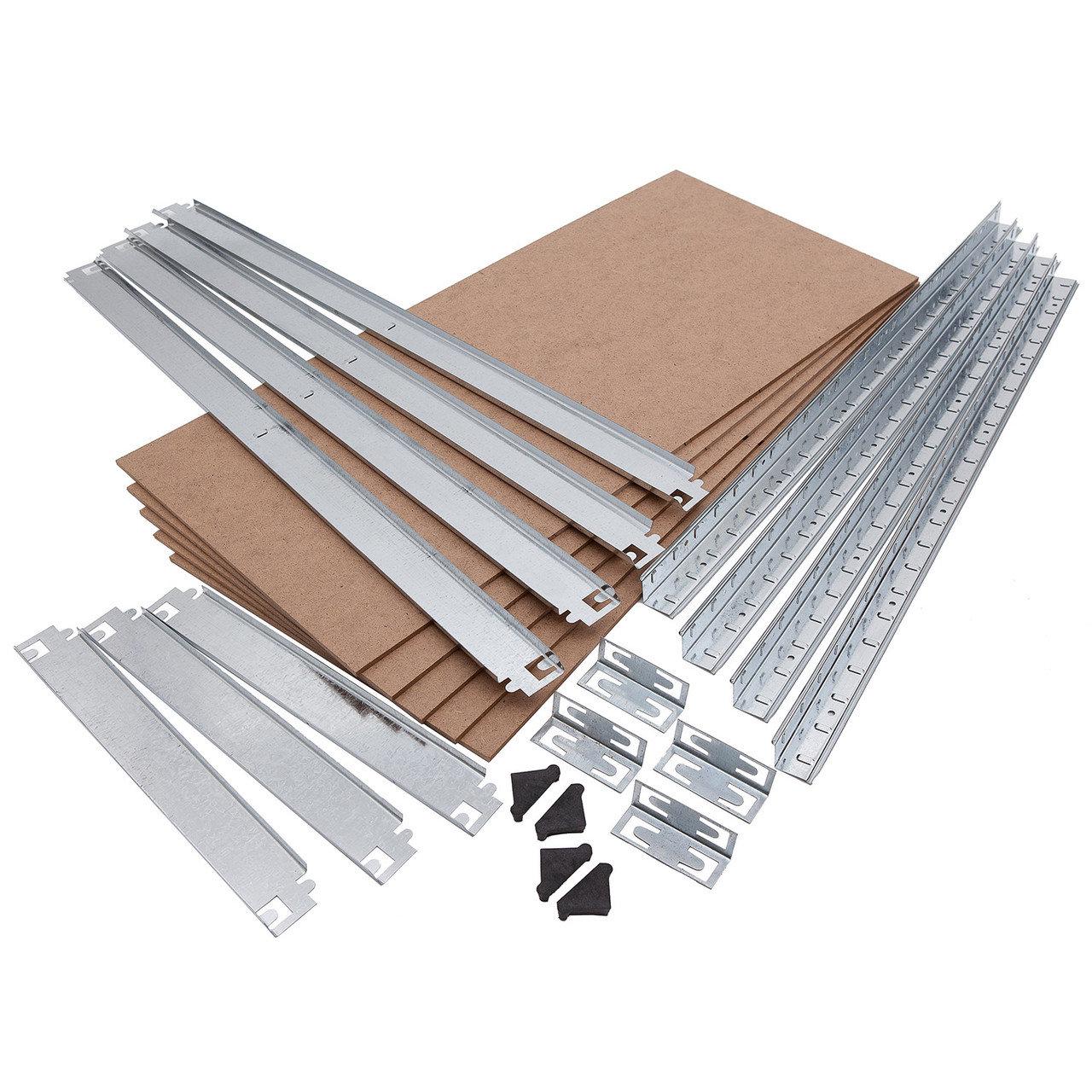 Стеллаж металлический Меткас 1800х700х300 мм на 5 полок МДФ - фото 2 Стеллаж металлический Меткас 1800х700х300 мм на 5 полок МДФ - фото 2