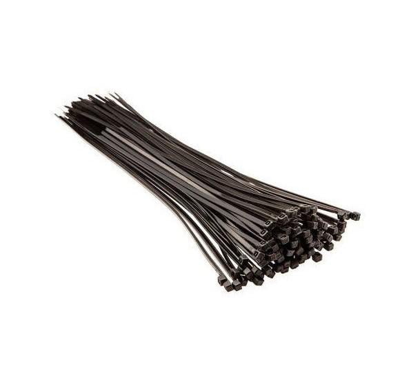 Хомут-стяжка Top Tools 3,6x300 мм пластик 100 шт. Чорний (44E960)