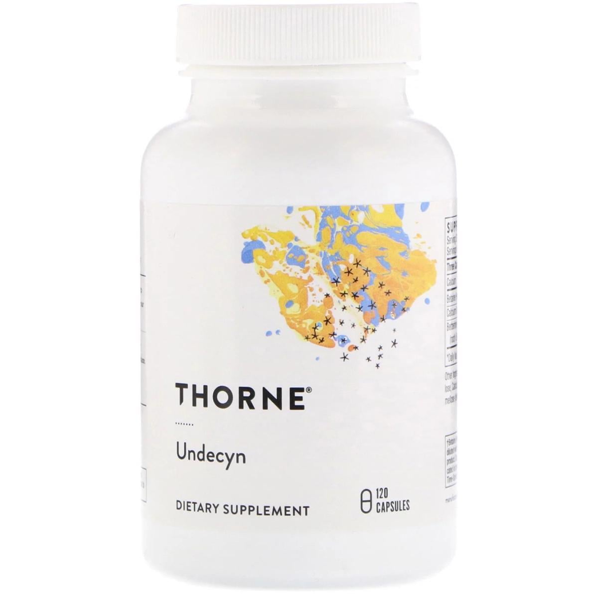 Ундецин здоровье микрофлоры кишечника Thorne Research Undecyn 120 капсул (THR74202)
