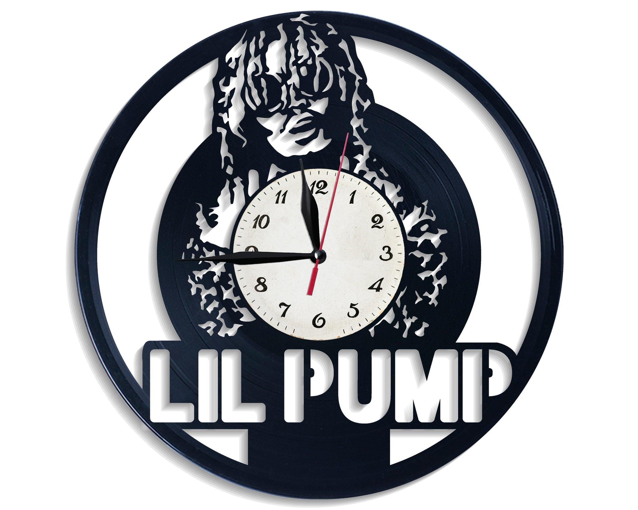 Часы настенные Lil Pump 2700 из виниловой пластинки