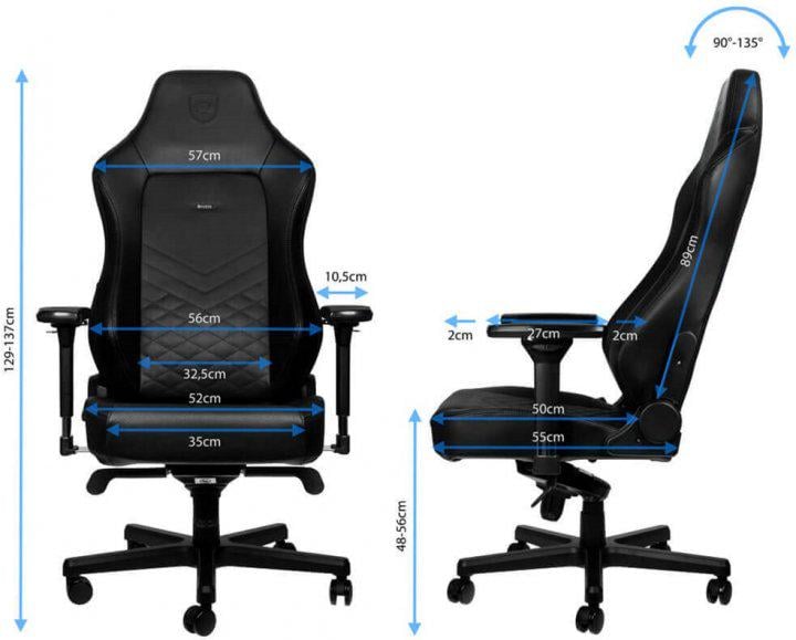 Крісло для геймерів Noblechairs Hero Black (10307387) - фото 8