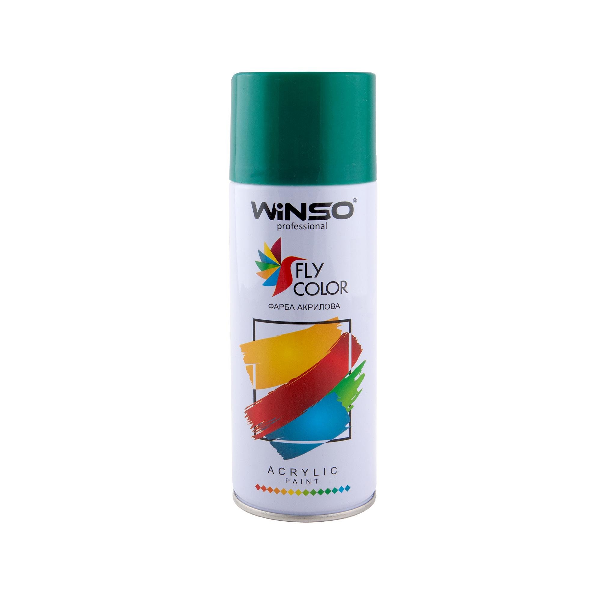 Краска акриловая Winso Spray 450 мл Зеленый (OPAL GREEN/RAL6026) - фото 1