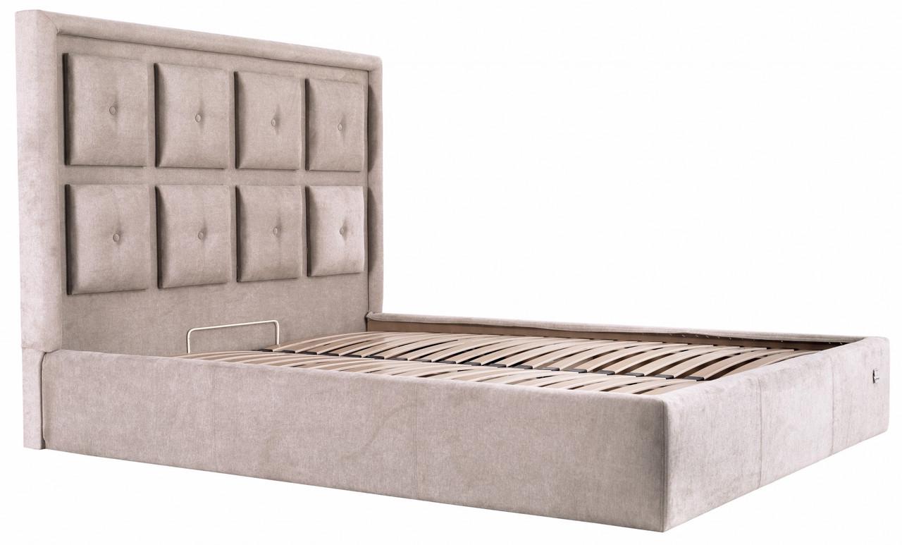 Кровать Windsor Comfort Мисти с подъемным механизмом и нишей для белья 140х200 см Мокко