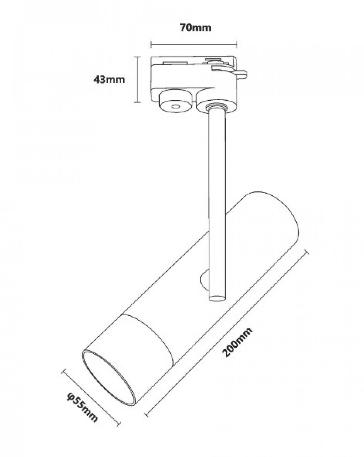 Трековый светильник LISA TRACK (TLS004-BK) - фото 2 Трековый светильник LISA TRACK (TLS004-BK) - фото 2