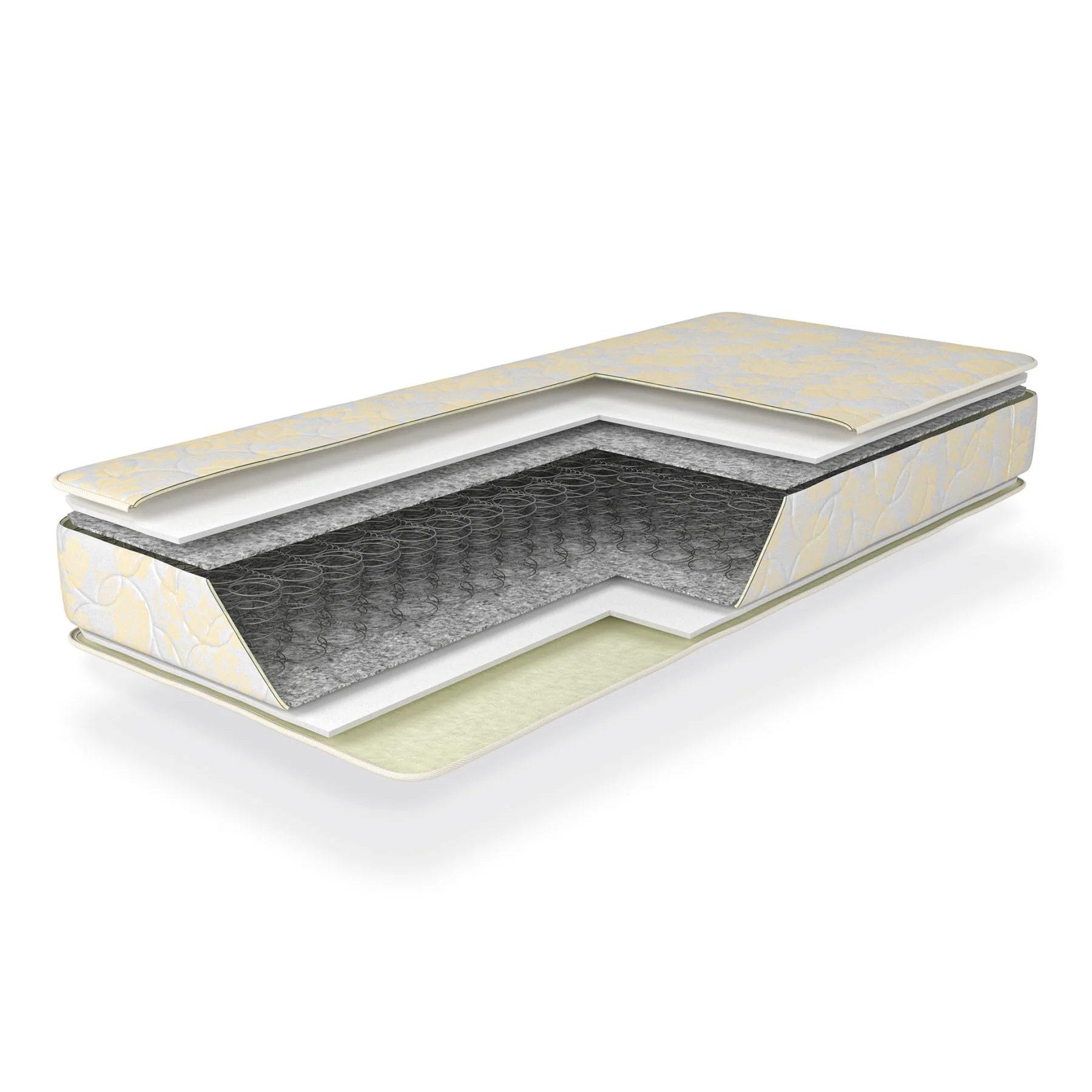 Матрас ортопедический Лео на зависимых пружинах 1600х2000 см (25446918)