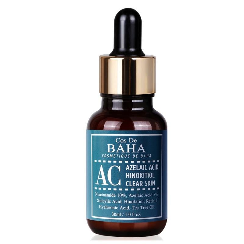 Сироватка для боротьби з акне Cos de BAHA AC Azelaic Acid Hinokitiol Clear Skin Serum 30 мл (8809240318362)