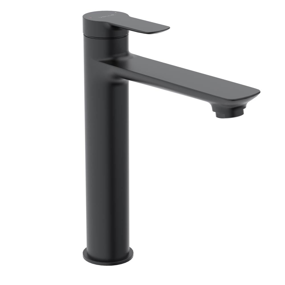 Смеситель для умывальника VOLLE LIBRA 1521.010204 высокий однорычажный Черный (170775)