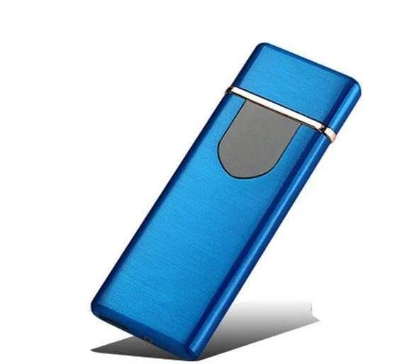 Зажигалка аккумуляторная Lighter USB ZGP ABS Синий (8070) Зажигалка аккумуляторная Lighter USB ZGP ABS Синий (8070)