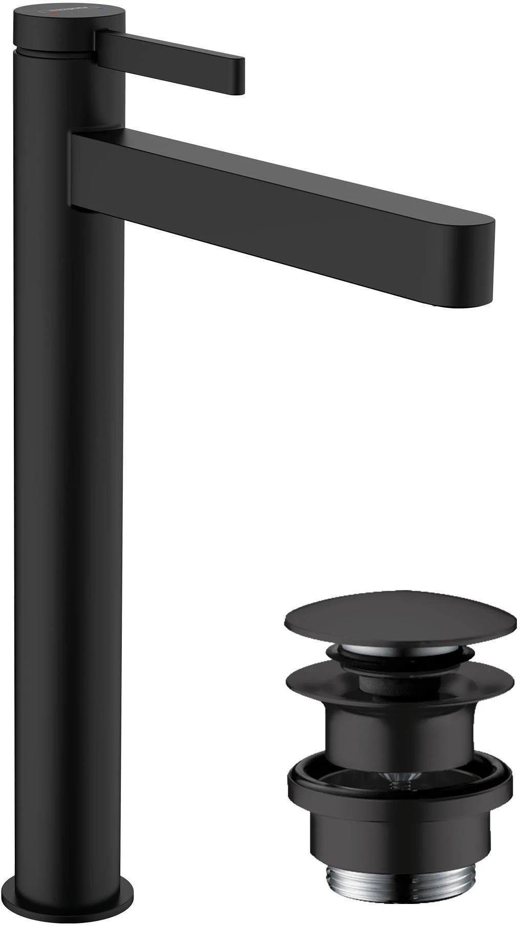 Смеситель для умывальника Hansgrohe Finoris Do Черный матовый