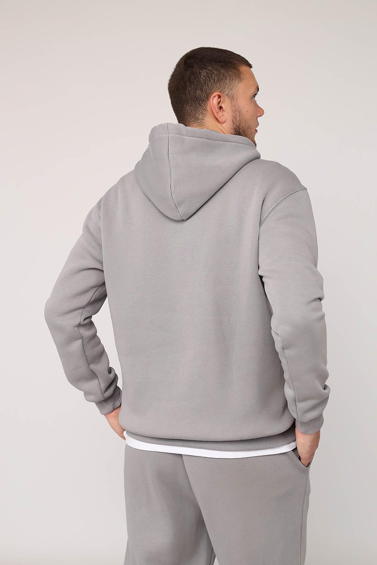 Худи мужское ЦБ-00279983 р. 48 Серый (SKT001074111) - фото 5 Худи мужское ЦБ-00279983 р. 48 Серый (SKT001074111) - фото 5