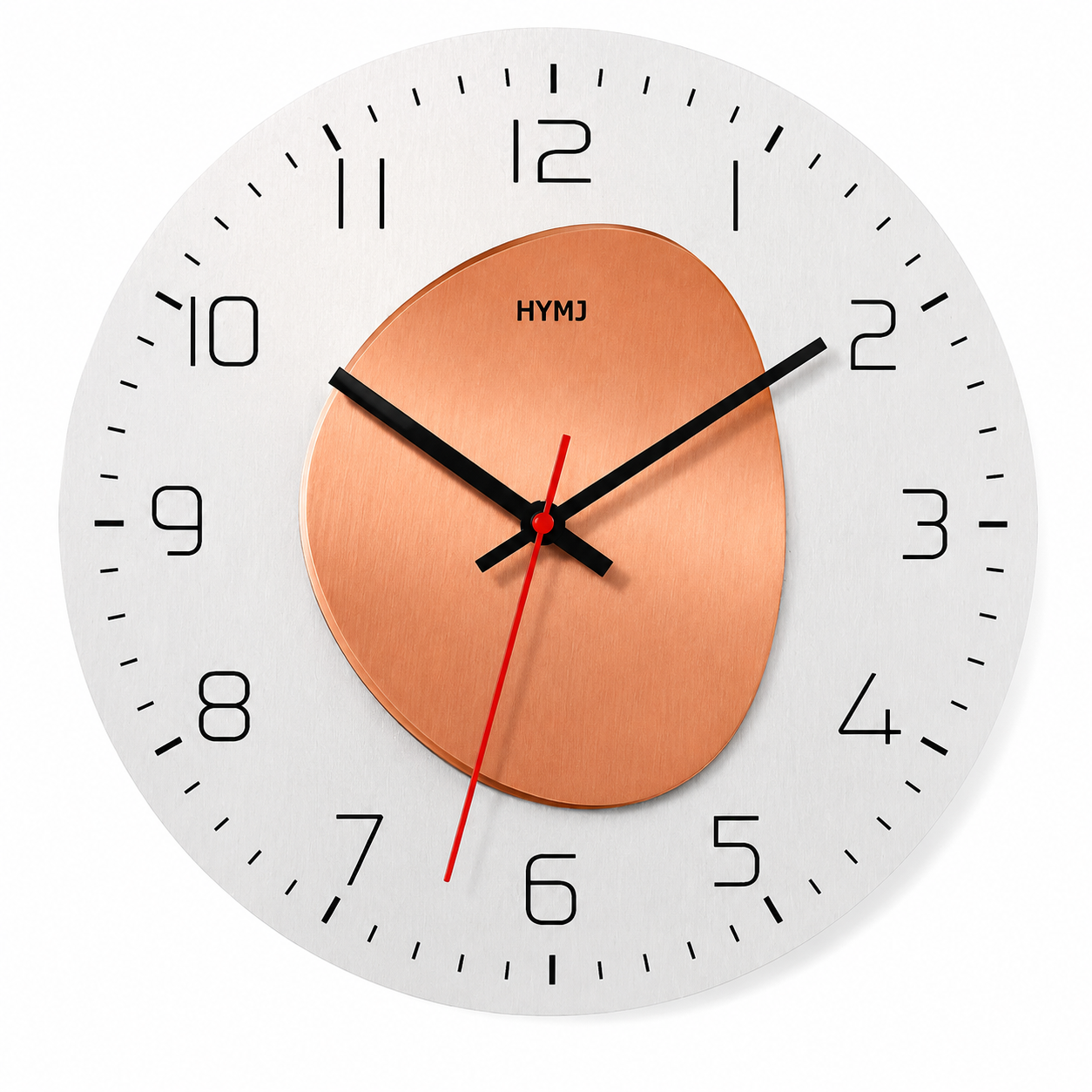 Годинник настінний HYMJ Abstract Copper кварцовий 40 см (1014-916-00)