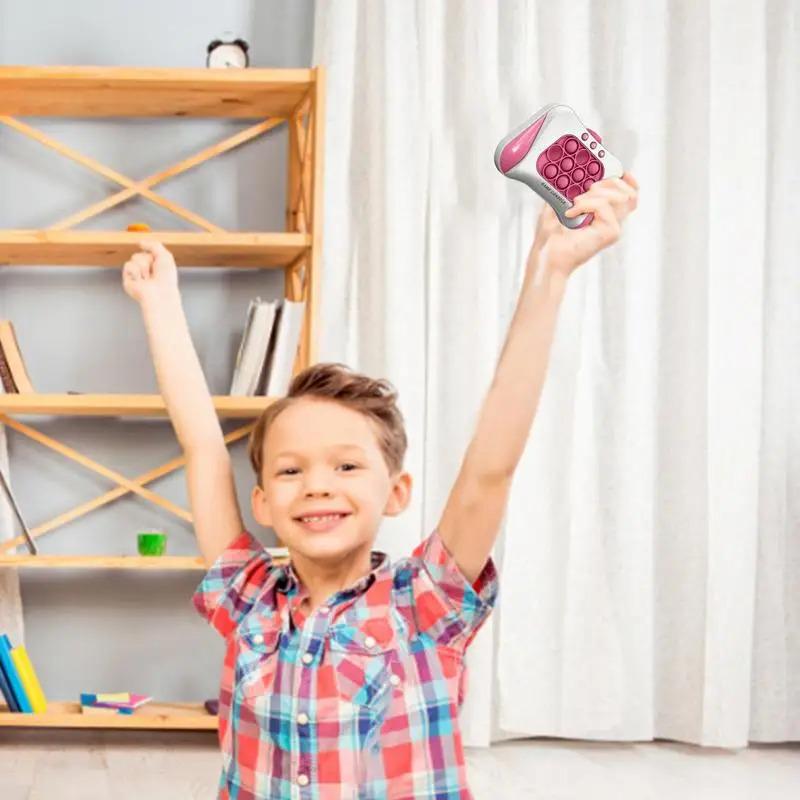 Интерактивная игрушка Quick Push Game Pop It Pink/White (13167480) - фото 4 Интерактивная игрушка Quick Push Game Pop It Pink/White (13167480) - фото 4