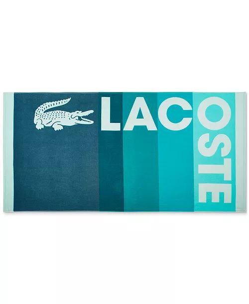 Рушник пляжний Lacoste Home Cotton Ombre Blocks Logo 180х90 см