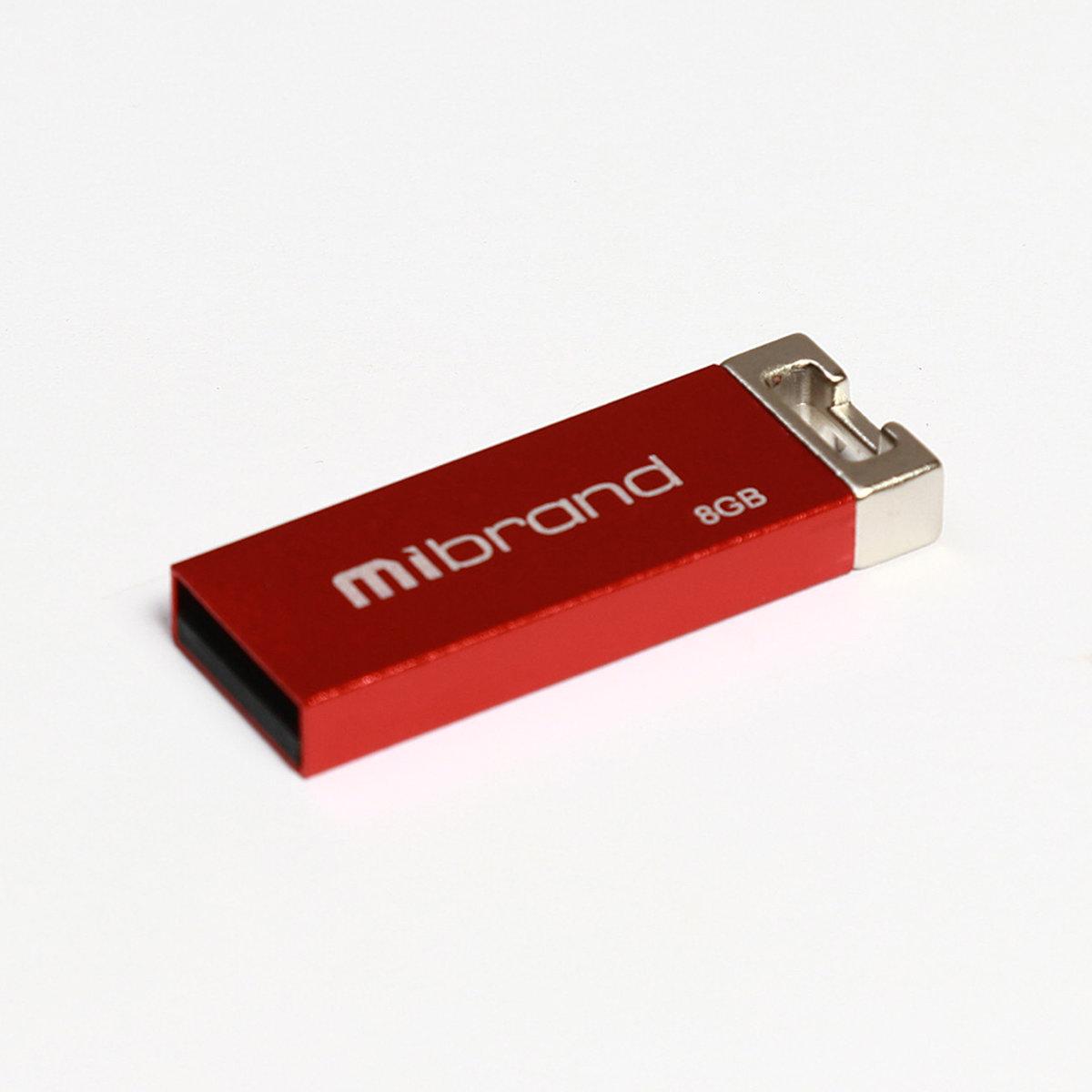 Флешка для ноутбука Flash Mibrand USB 2.0 Chameleon 8Gb Red (MI2.0/CH8U6R)