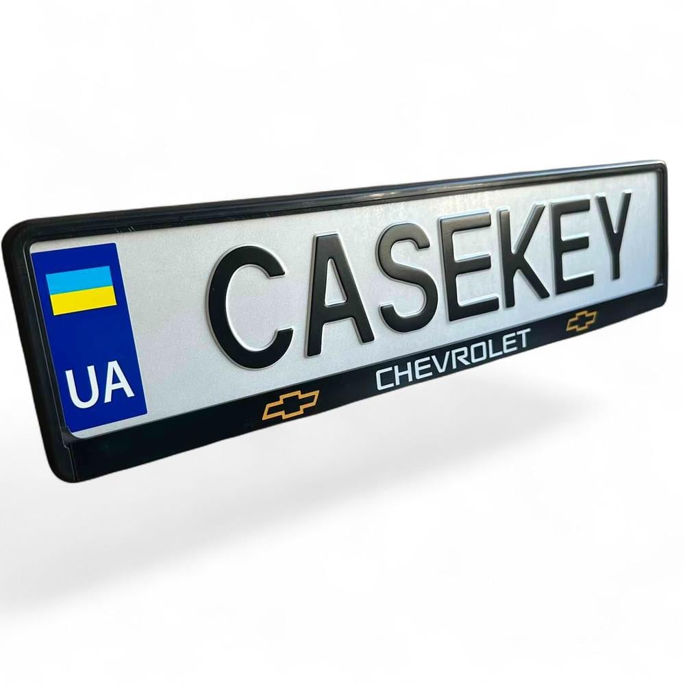 Авторамка з лакованим друком Chevrolet (chramka1)