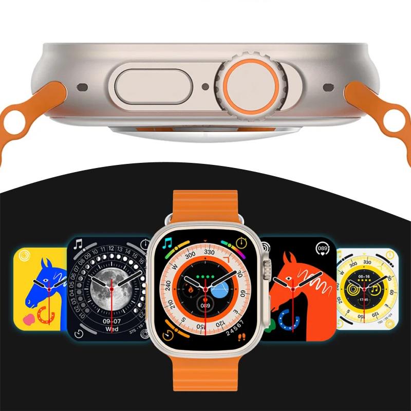 Годинник розумний GS8+ Ultra Max Orange - фото 7