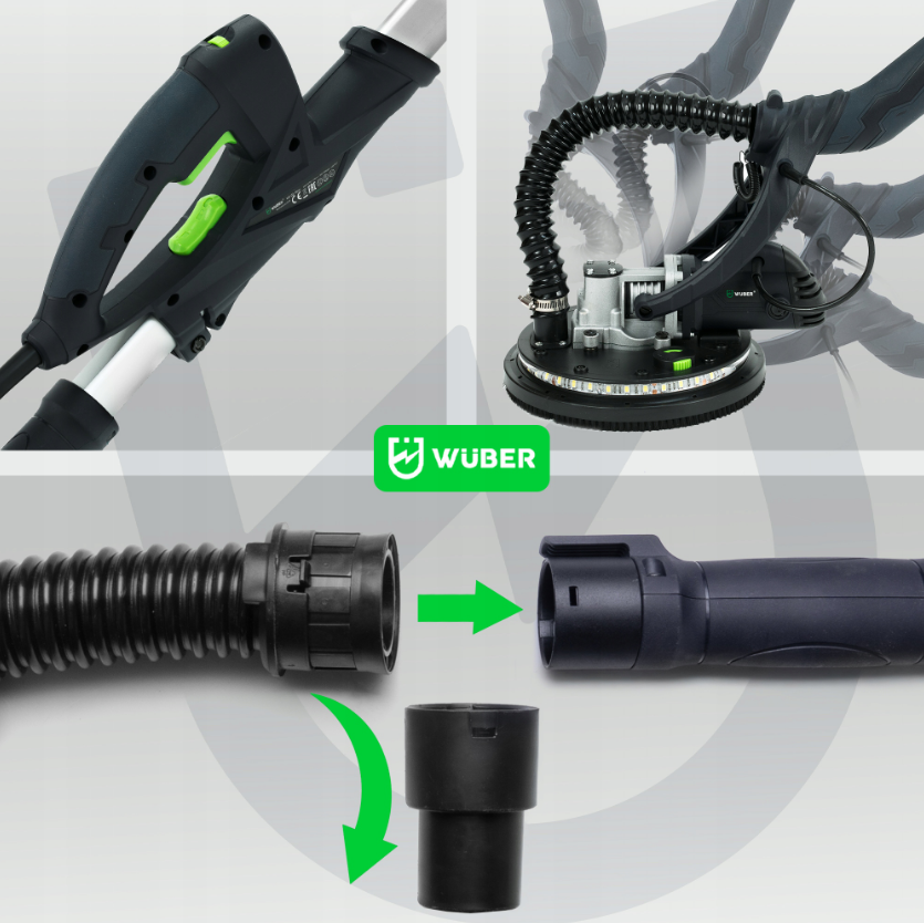 Шлифмашина для стен Wuber 1500 Вт 230 В (W2660012) - фото 6 Шлифмашина для стен Wuber 1500 Вт 230 В (W2660012) - фото 6