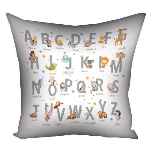 Подушка с принтом Presentville English alphabet 40x40 см (4P_22S008)