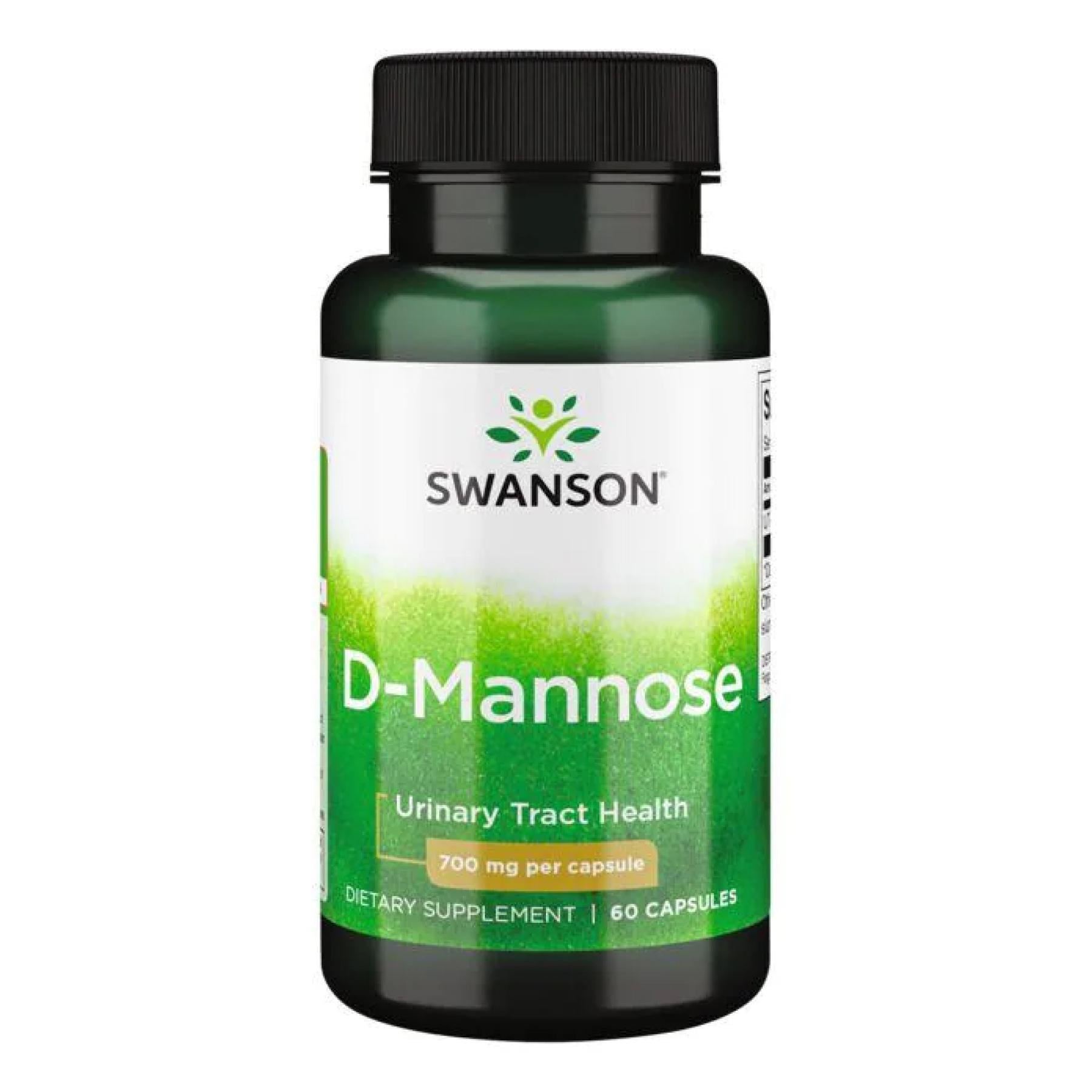Витамины D-манноза Swanson D-Mannose 60 кап. 700 мг