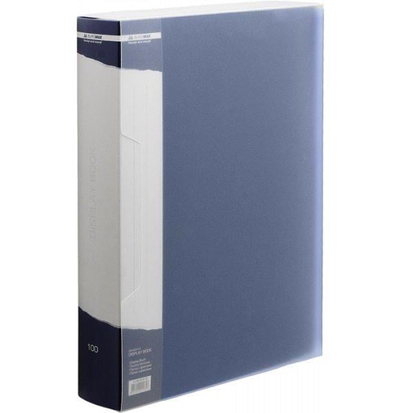 Папка Buromax с 100 файлами в чехле А4 полипропилен Синий (BM.3633-02)