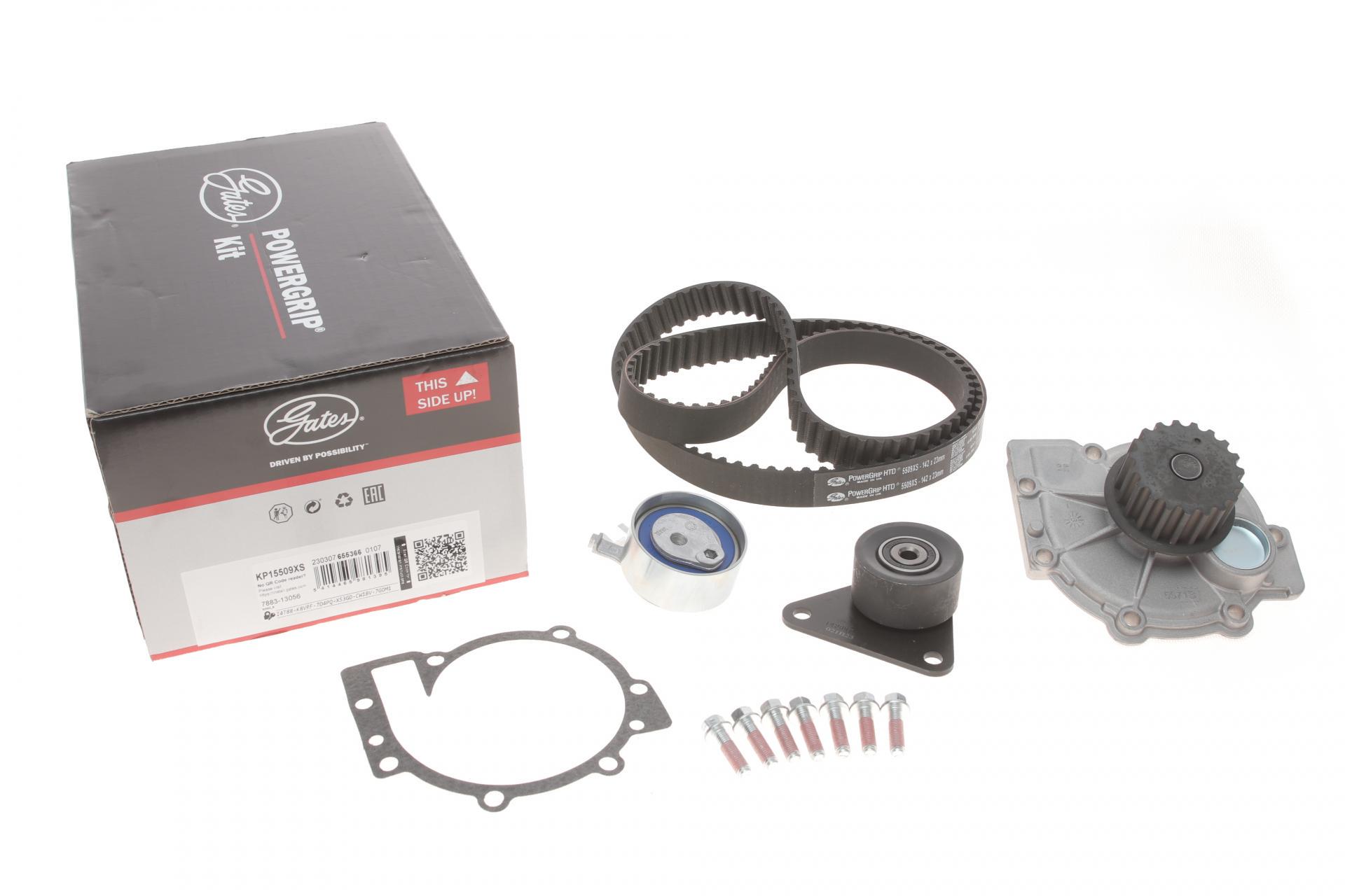 Комплект ГРМ GATES та помпа Renault Laguna I/Ford Mondeo/Volvo S40/S60/S70/S80/V40 1.6-2.5T 95-14 23x142z KP15509XS