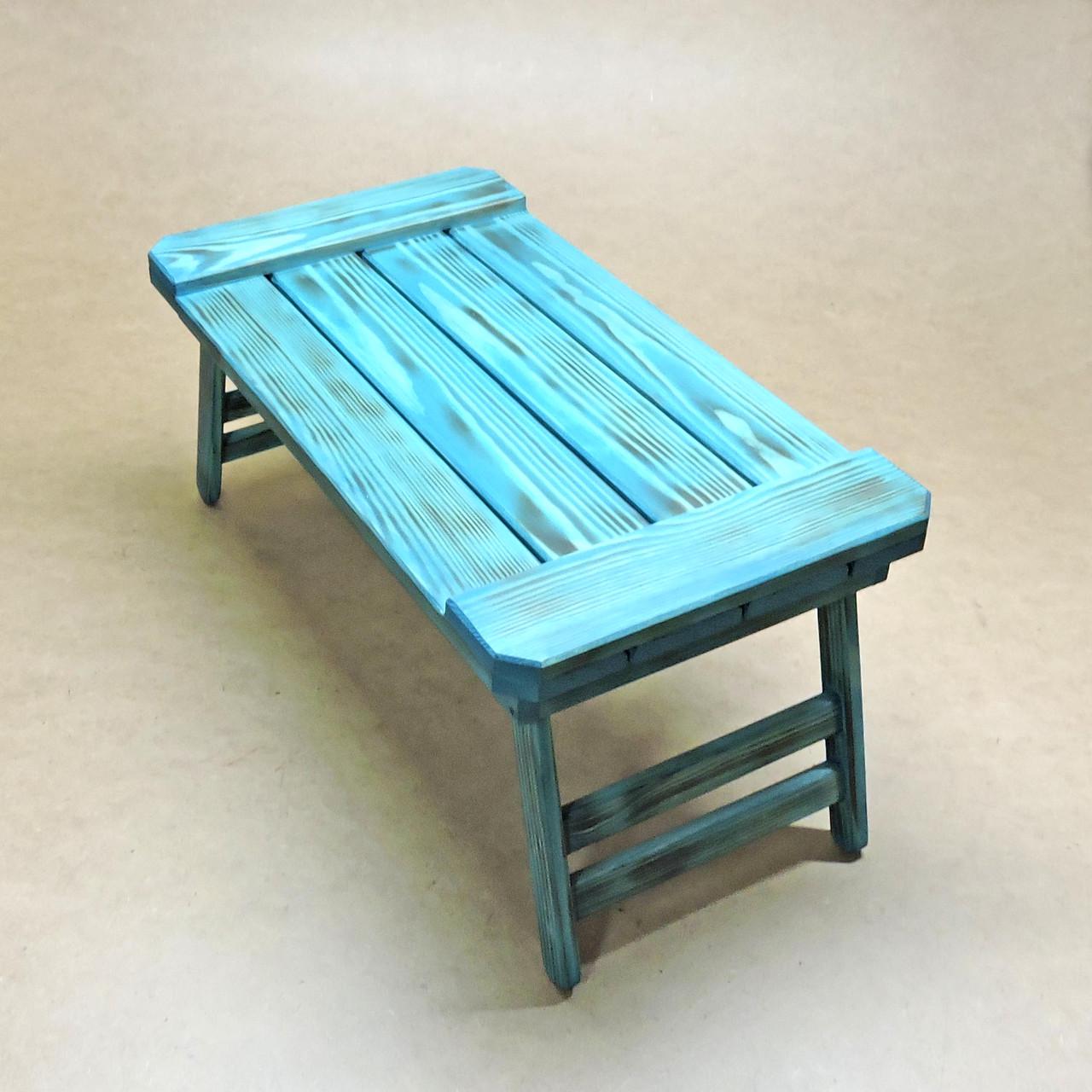 Столик-піднос для сніданку з дерева Огайо Джинс (СТП-000899) - фото 6