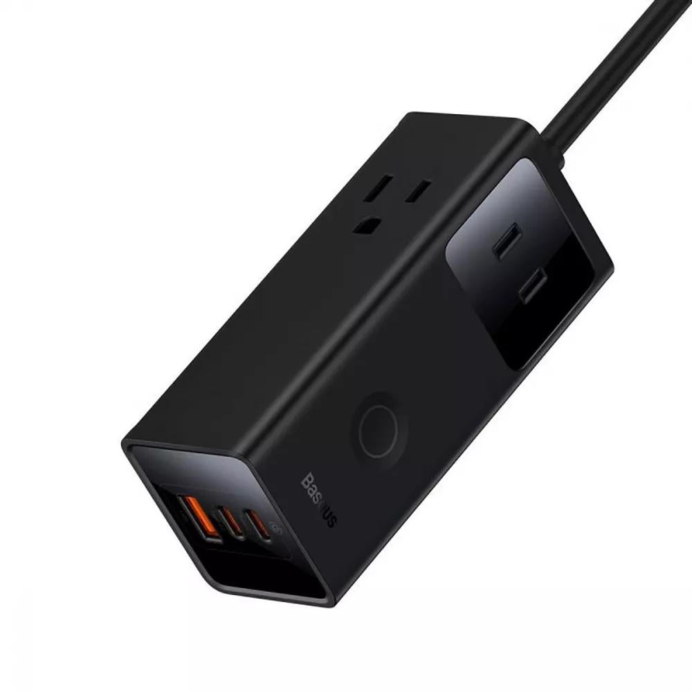 Фільтр BASEUS PSLA010201 PowerCombo Digital PowerStrip 150 см Black (24868718)
