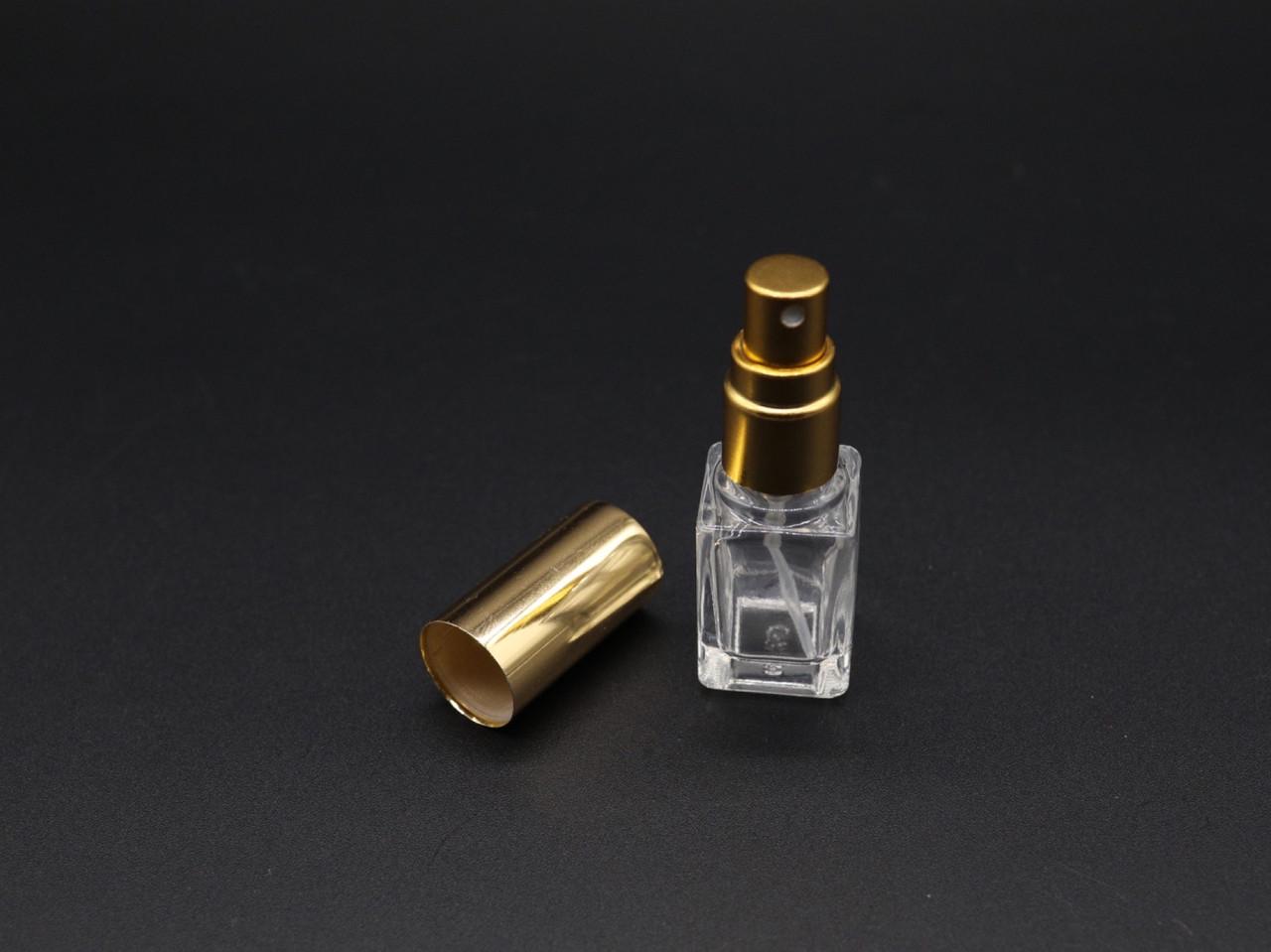 Флакон для парфумерії скляний з розпилювачем та ковпачком 44х21 мм 5 мл Прозорий (ST-091) Флакон для парфумерії скляний з розпилювачем та ковпачком 44х21 мм 5 мл Прозорий (ST-091)