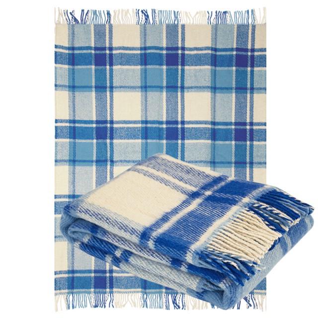 Плед шерстяной 190/200х220 см