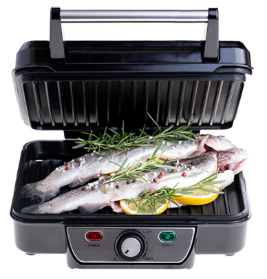 Гриль электрический Mesko MS 3050 регулируемый нагрев/антипригарные пластины 2500 Вт (1384340918)