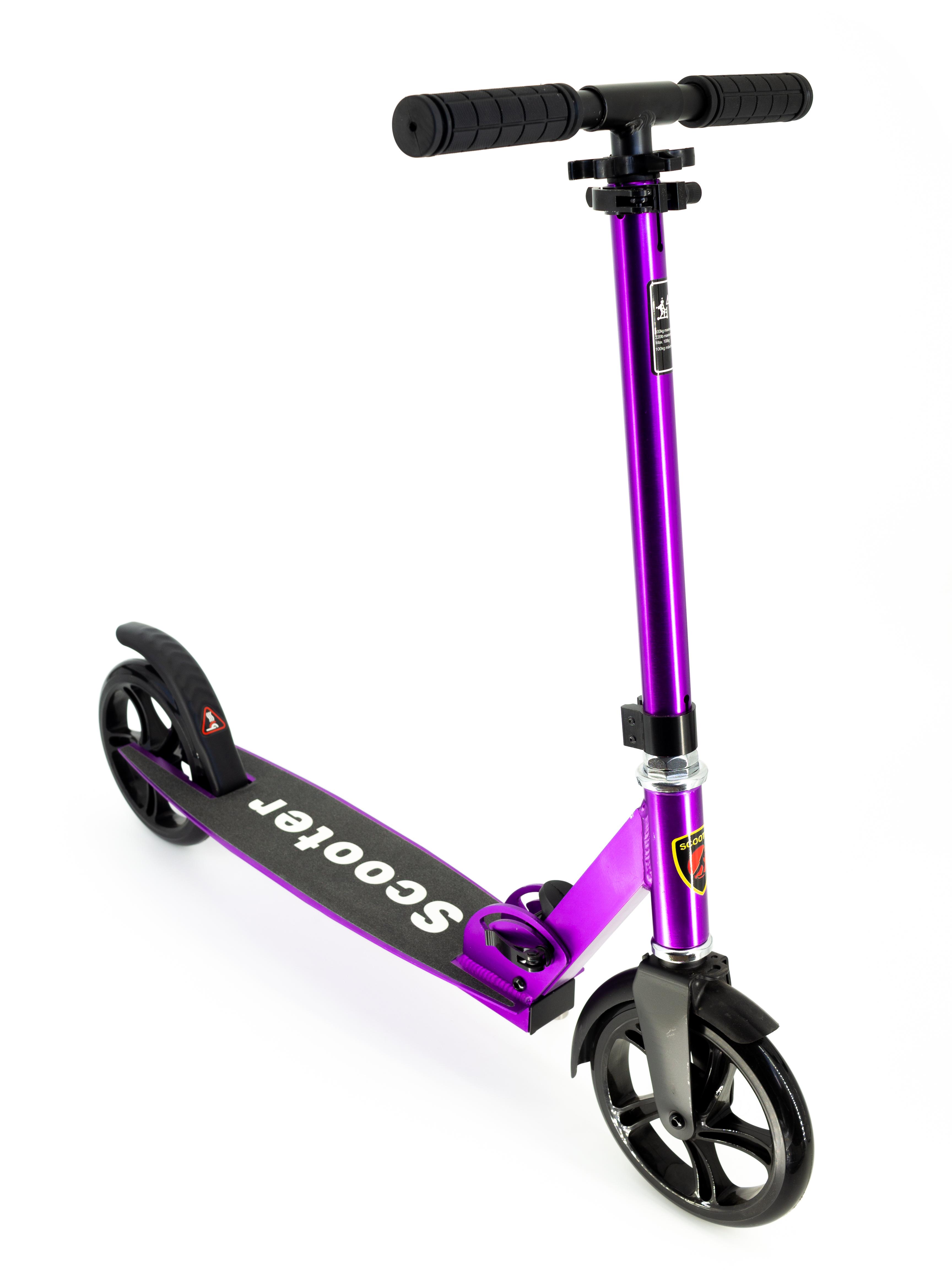 Самокат на больших колесах Scooter 109-C3 Фиолетовый (7562424)