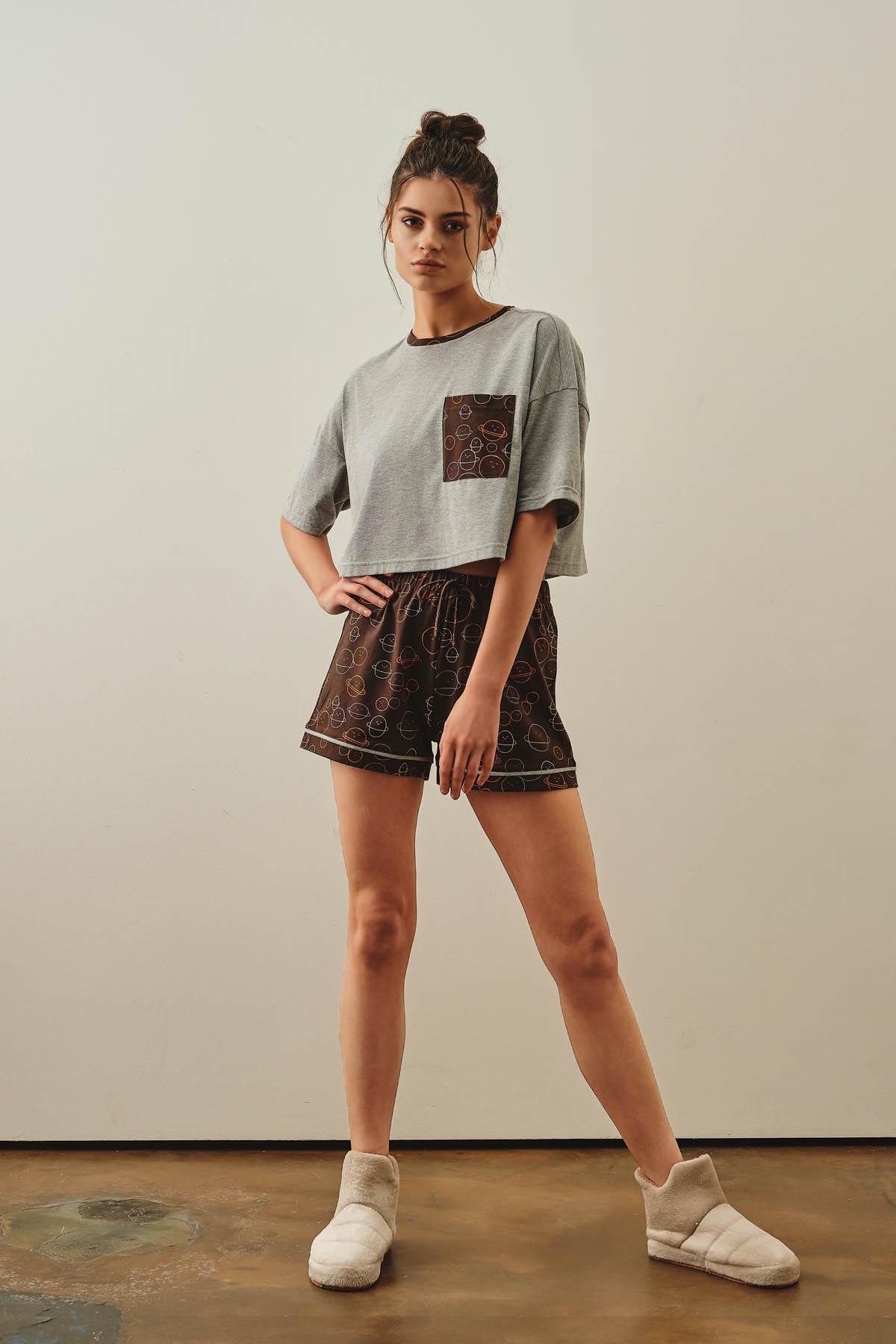 Пижама женская HAYS 27147 XS Gri (CN29564)