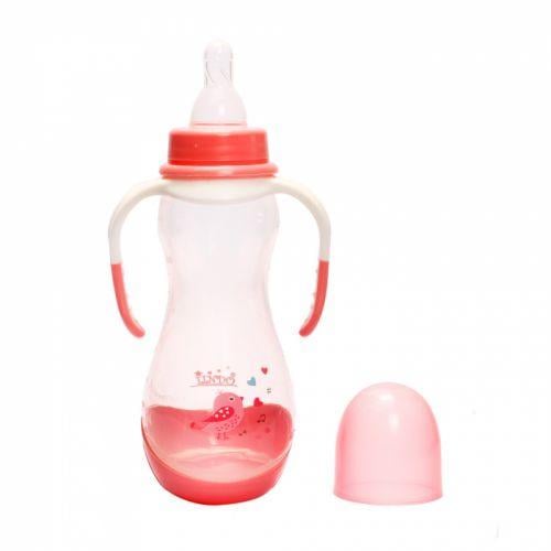 Бутылочка для кормления Lindo 250 мл Розовый (Pk 60)
