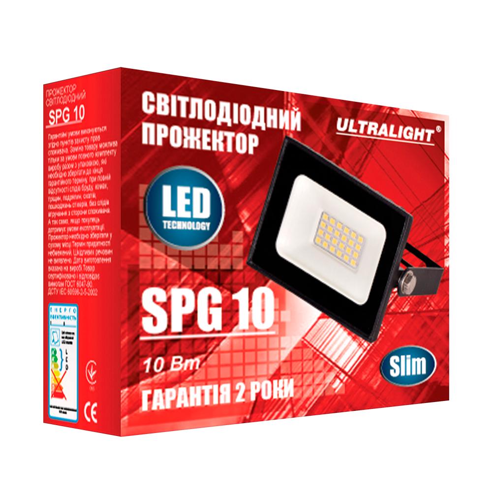 Прожектор Ultralight Slim SPG 10 10 Вт 900Lm 6400K (49222) - фото 2