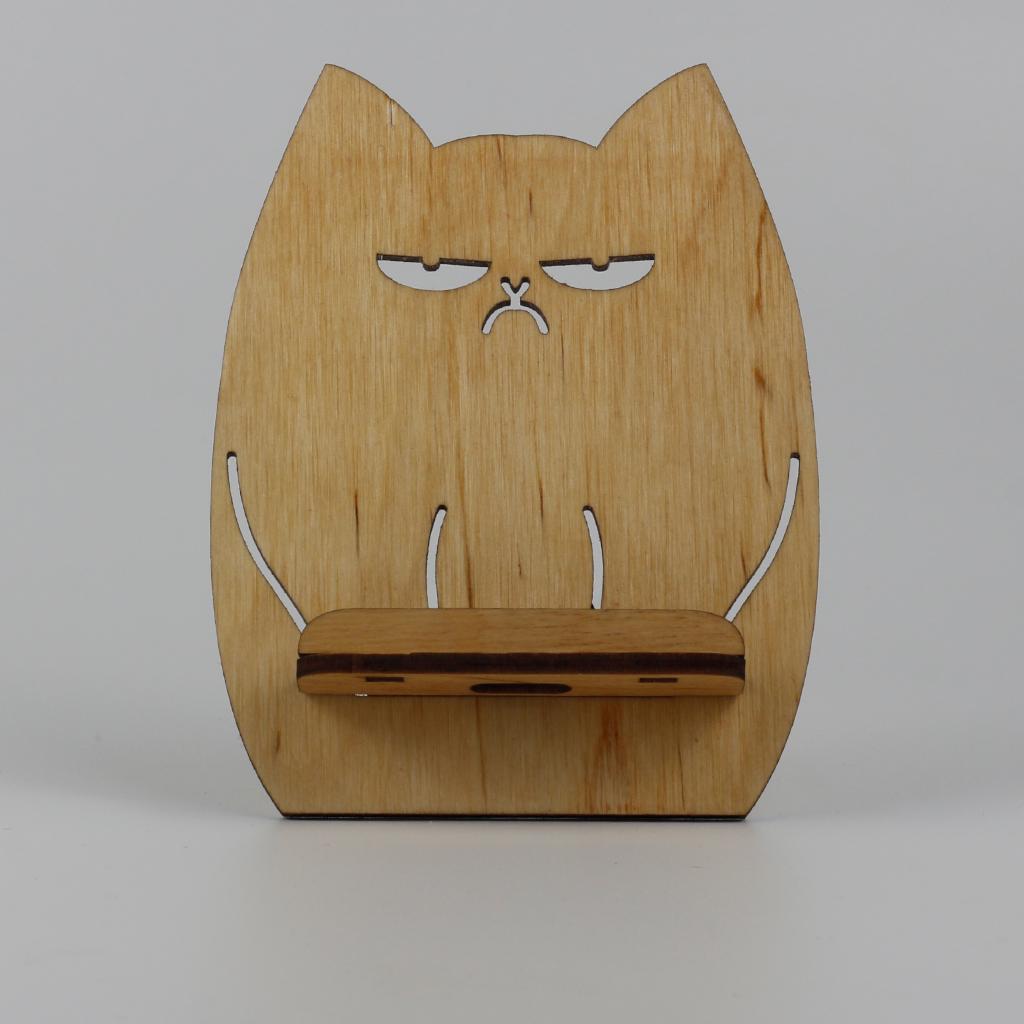 Підставка-тримач для телефону з дерева 14 (03020030)