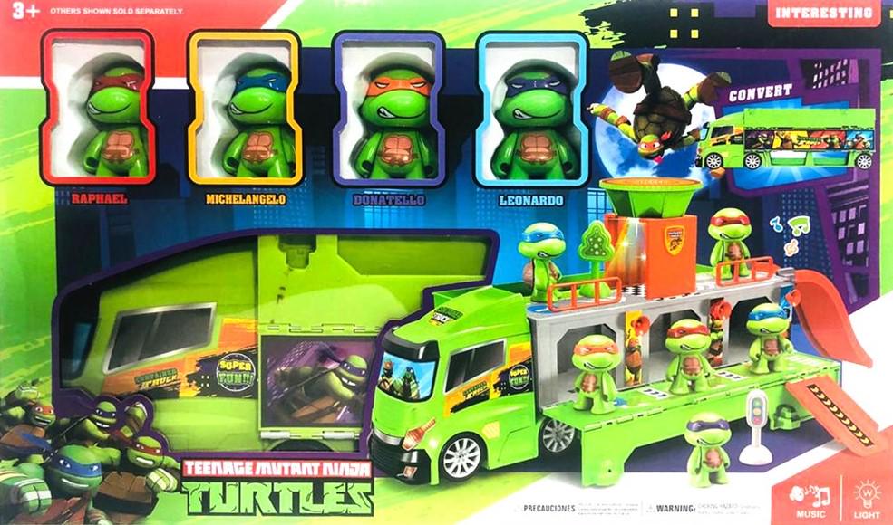 Машинка-трейлер с героями Черепашки-ниндзя (1305)