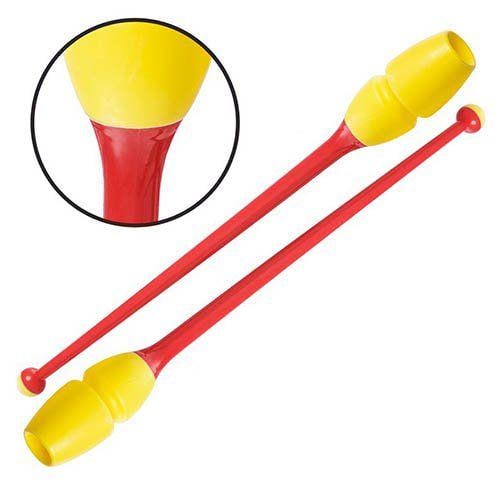 Булави для художньої гімнастики C-0964 Червоно-жовтий (60508004) - фото 3 Булави для художньої гімнастики C-0964 Червоно-жовтий (60508004) - фото 3