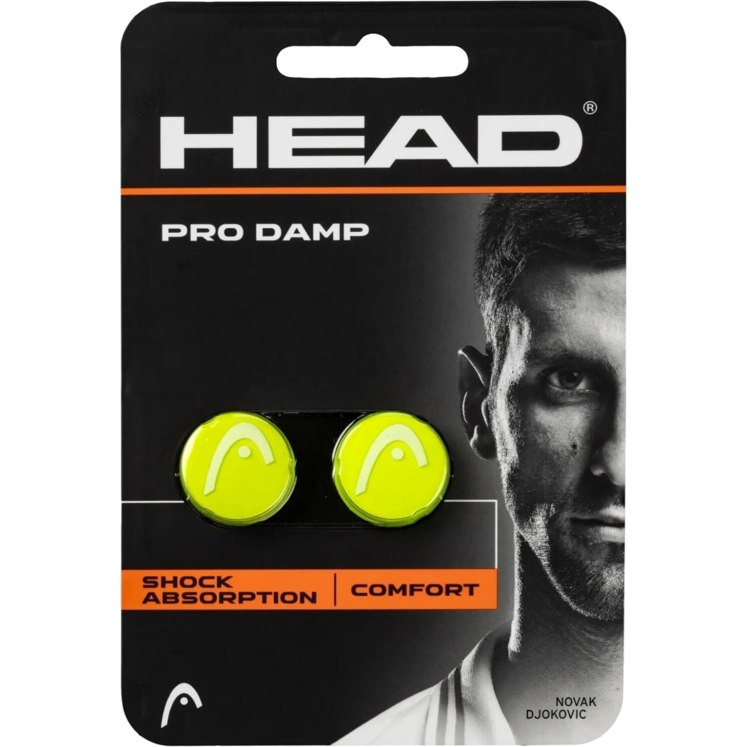 Вибротушители для ракеток Head PRO DAMP 2 шт. Лимонный (285515 LY)