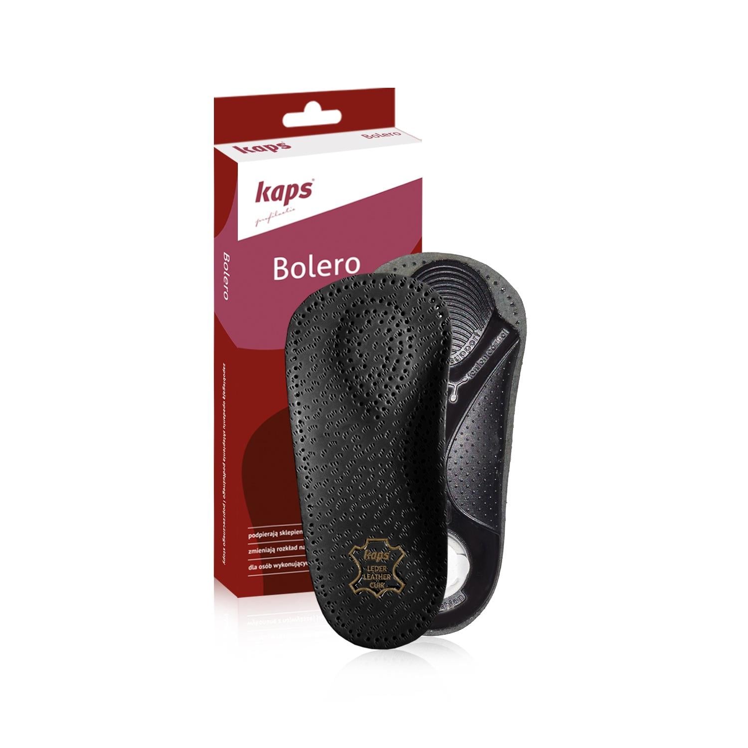 Полустельки для обуви ортопедические Kaps Bolero р. 46 Black
