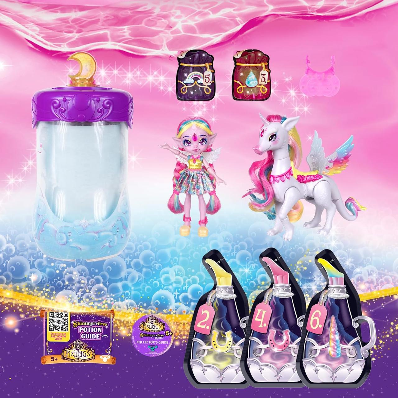 Лялька Magic Mixies Shimmerverse Series Create&Mix Potion to Reveal Unia The Unicorn Фея Унія з єдинорогом (14913) - фото 6 Лялька Magic Mixies Shimmerverse Series Create&Mix Potion to Reveal Unia The Unicorn Фея Унія з єдинорогом (14913) - фото 6