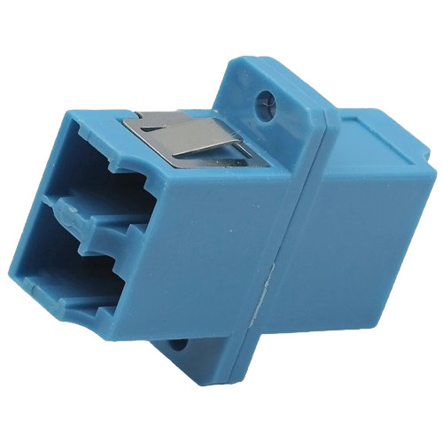 Оптичний адаптер LC/LC Duplex SM для з'єднання оптичних конекторів типу LC Синій (33088204)