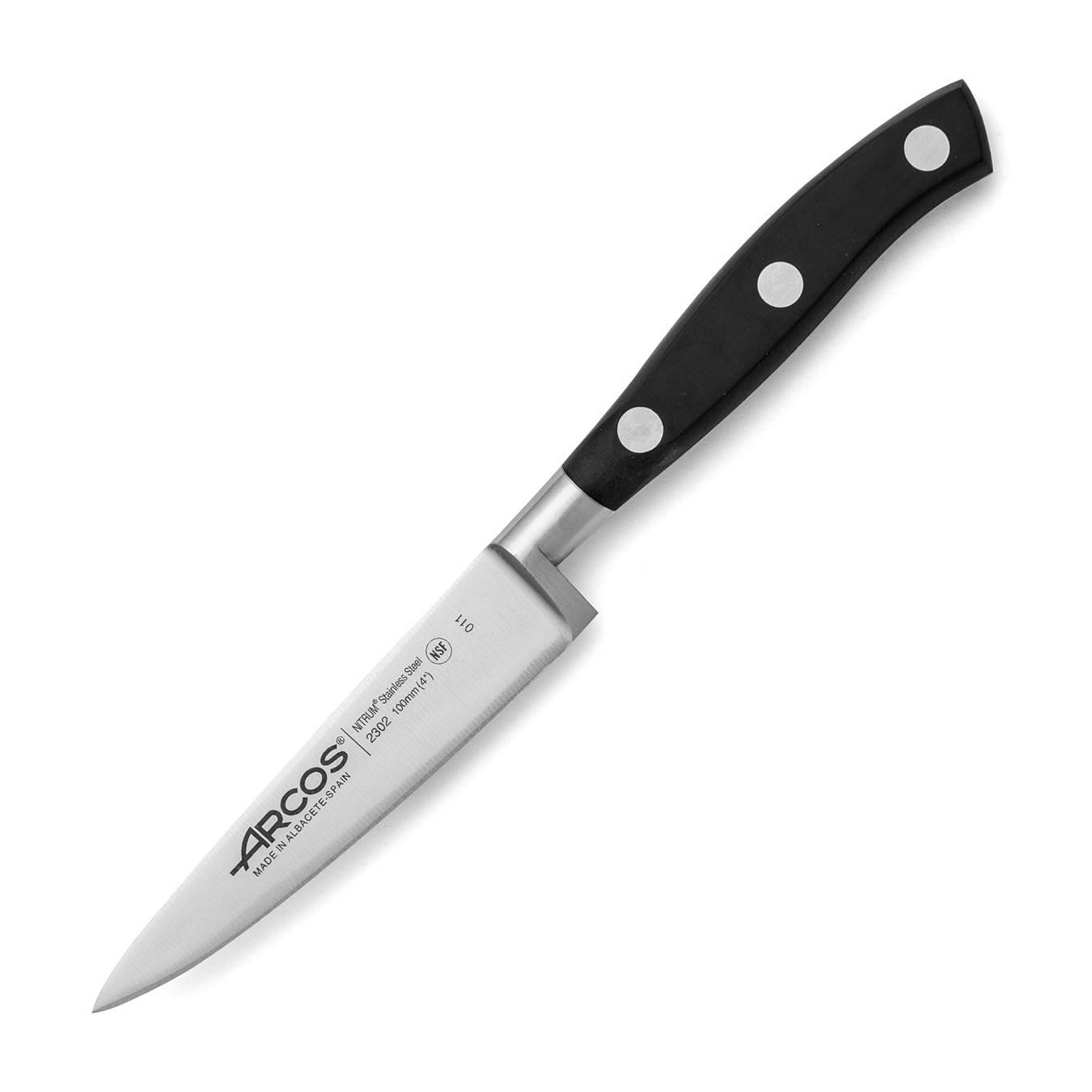 Нож кухонный Arcos Riviera для овощей 100 мм Black (230200)