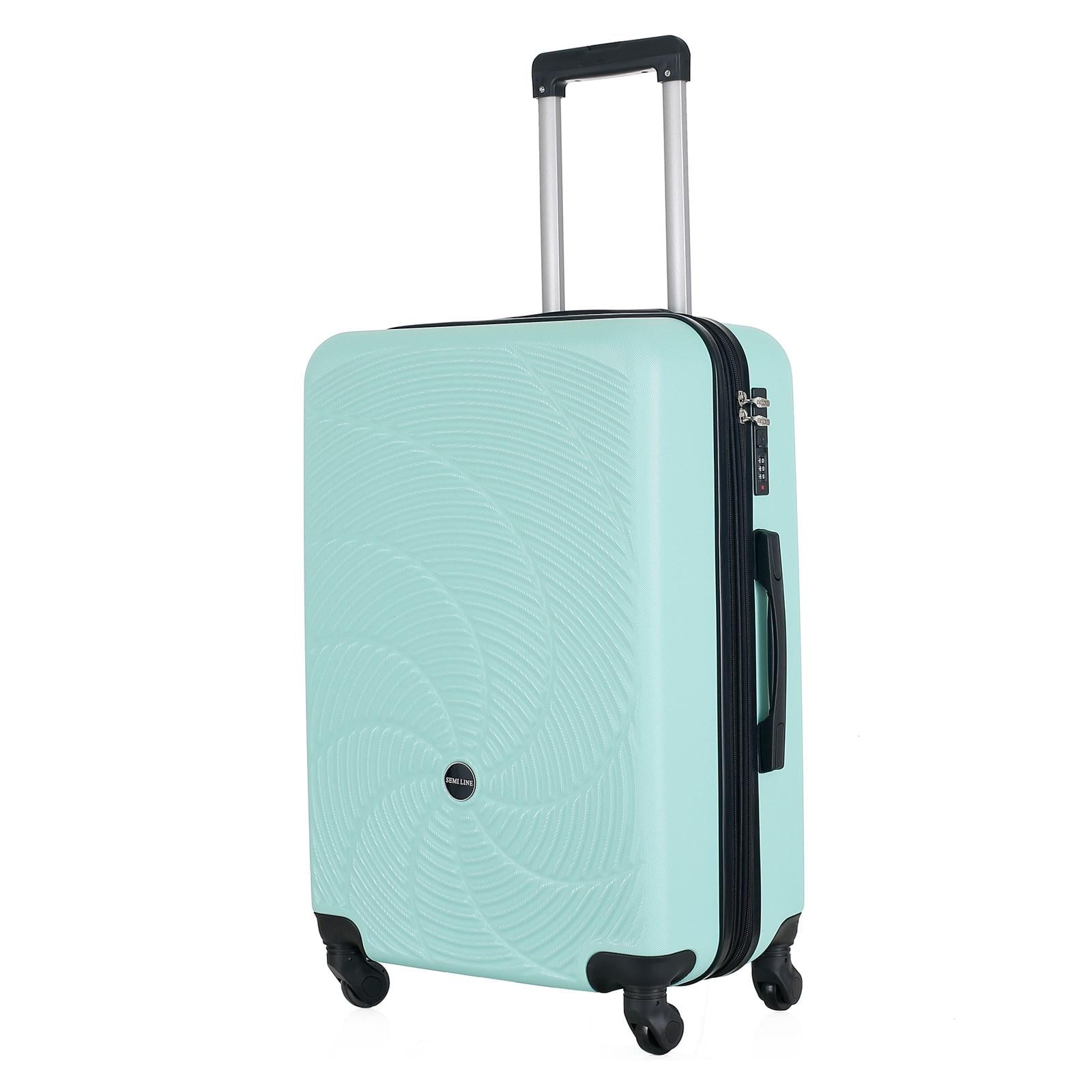 Чемодан средний SEMI LINE 24" ABS-пластик Мятный