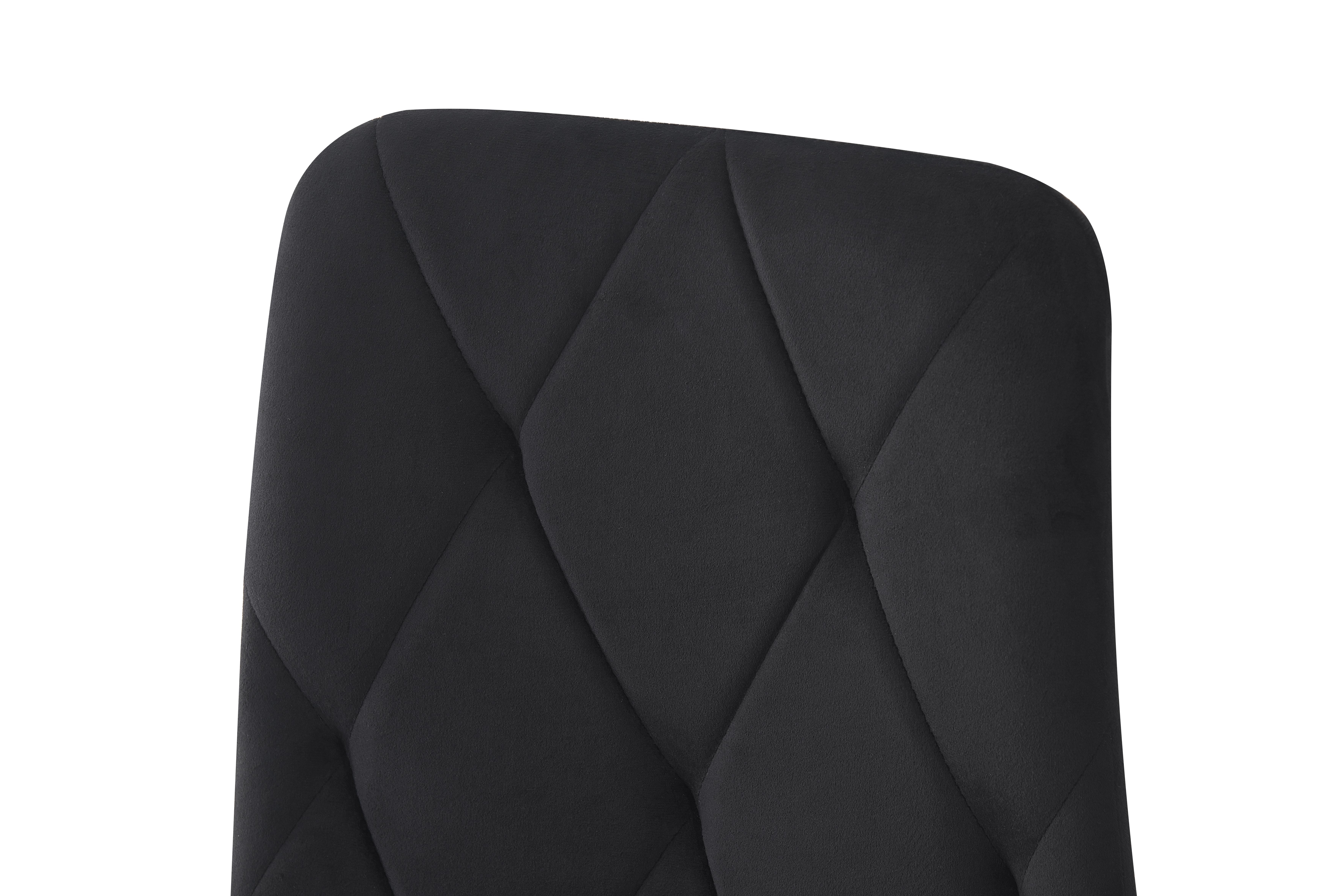 Стілець для кухні та вітальні ГРЕЙС Меморі 430х870х385 мм Чорний/Велюр чорний (GAА0056862) - фото 3 Стілець для кухні та вітальні ГРЕЙС Меморі 430х870х385 мм Чорний/Велюр чорний (GAА0056862) - фото 3