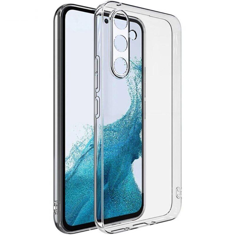 Противоударный TPU чехол GETMAN Ease logo усиленные углы Full Camera для Samsung Galaxy A35 Бесцветный (прозрачный)