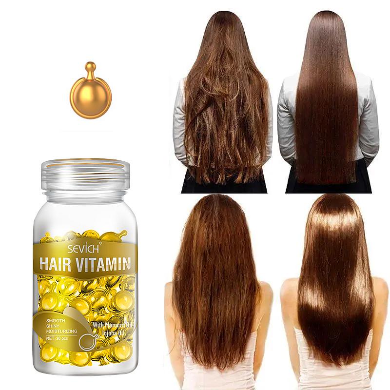 Капсули для ламкого та пористого волосся Sevich Hair Vitamin з марокканською олією та олією жожоба 30 шт. - фото 2