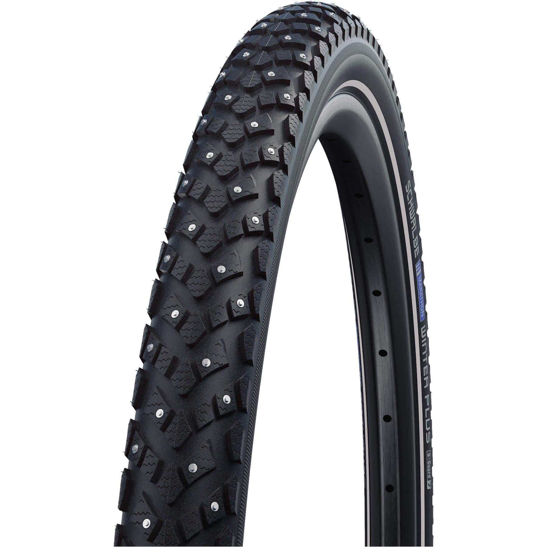 Покрышка велосипедная Schwalbe MARATHON WINTER PLUS Perf SmartGuard TwinSkin B/B+RT HS396 144 Steel Studs WiC 67EPI 20"x2,15"/55-406 (TIR-88-26)
