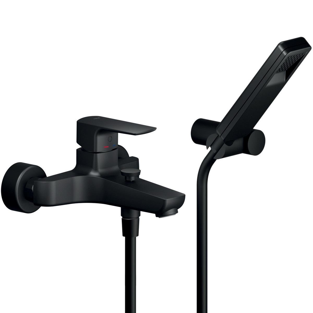 Смеситель для ванны Nobili Acquaviva VV103110BM однорычажный Черный (183906)