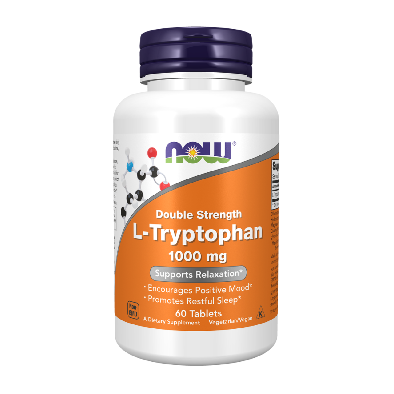 Добавка Now Foods L-Tryptophan 1000 мг в таблетках №60 (1499596441)